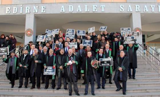 Edirne'de, Avukatın Gözaltına Alınması