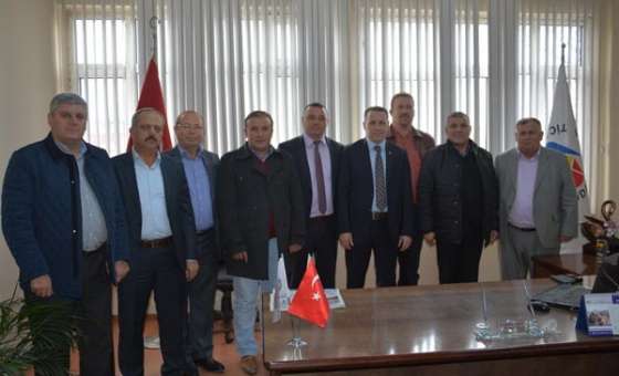 Ergene Muhtarlar Derneği`nden Çorlu Tso Meclis Başkanı Güleroğlu`na Ziyaret