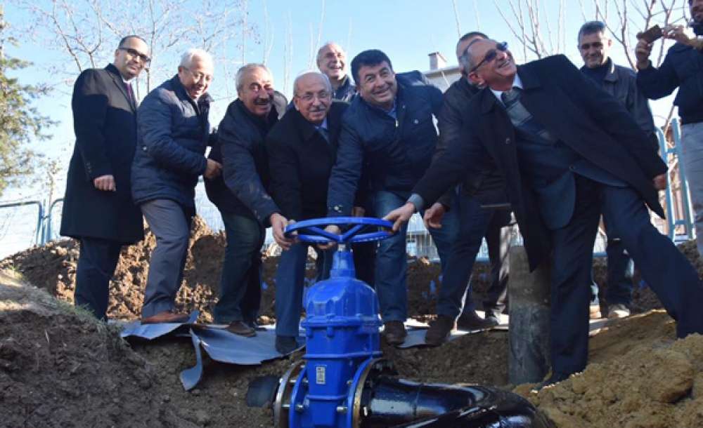 Başkan Albayrak, Ergene'de İçme Suyu Şebeke Hattı Açılışını Yaptı