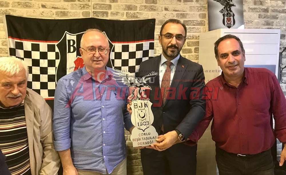 Ak Parti Çorlu Teşkilatından Beşiktaşlılar Derneği`ne Ziyaret