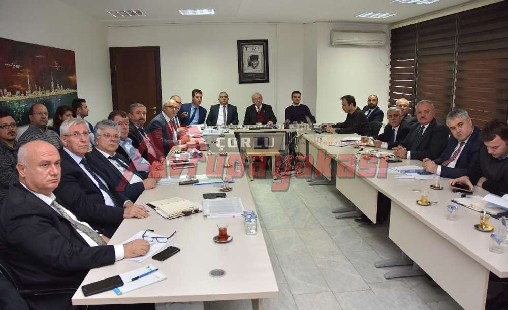 Çorlu'da 2018 Yılı Yatırım Ve Bütçe Toplantısı Düzenlendi