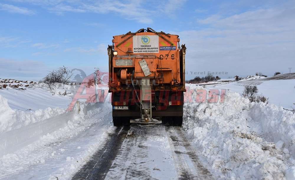 Büyükşehir Belediyesi Kar Yağışına Karşı Teyakkuzda