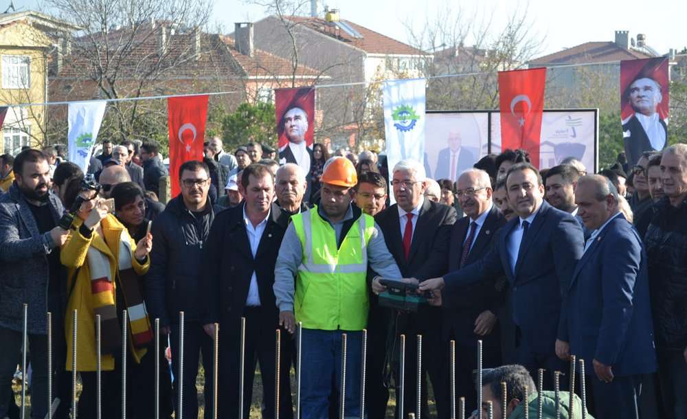 Ergene Atatürk Evi'nin Temel Atma Töreni Gerçekleşti 