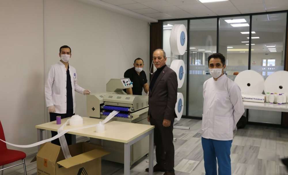 Marmaraereğlisi Belediyesi, Salgına Karşı Maske Üretimine Başladı