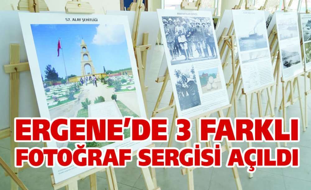Ergene'de 3 Farklı Fotoğraf Sergisi Açıldı