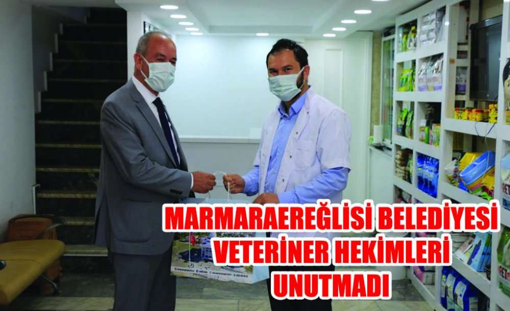 Marmaraereğlisi Belediyesi Veteriner Hekimleri Unutmadı