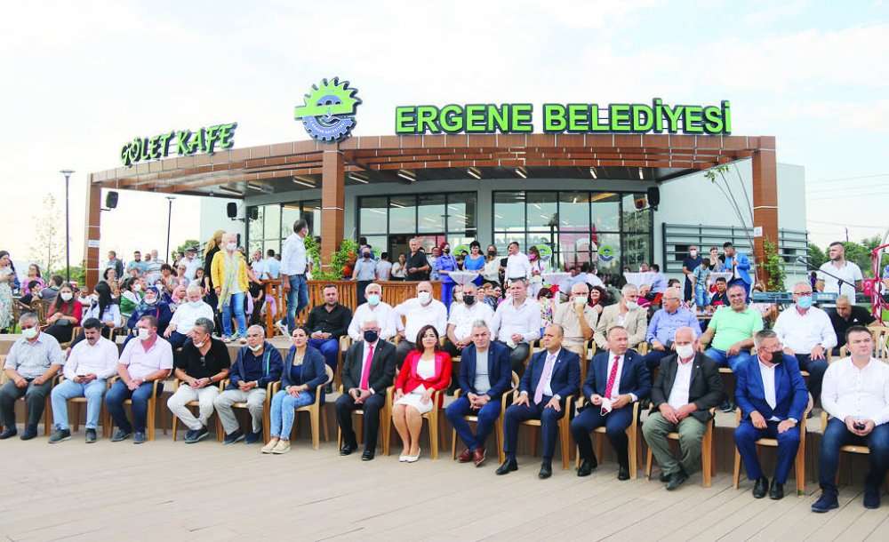 Ergene Belediyesi Gölet Kafe Açıldı