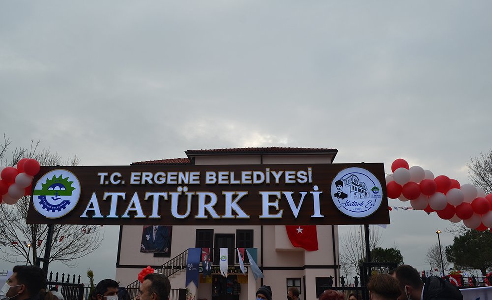 Ergene'de Atatürk Evi Açıldı