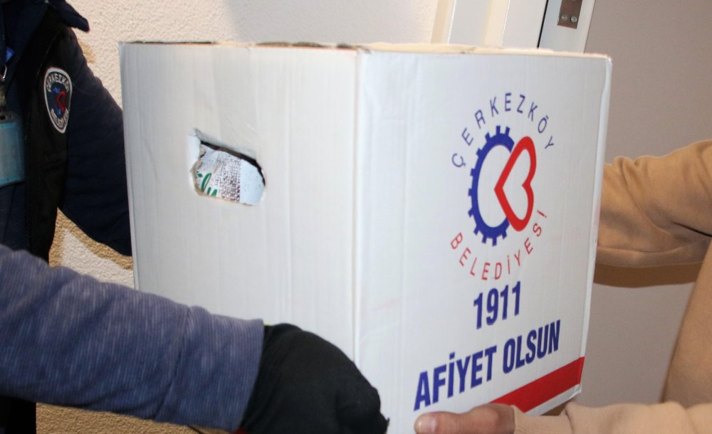 Çerkezköy Belediyesi'nden 9 Bin Aileye Gıda Yardımı