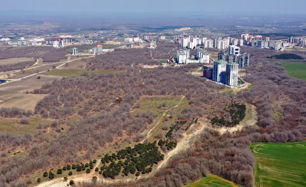 Çerkezköy'de Kent Ormanı Çalışmaları Başladı