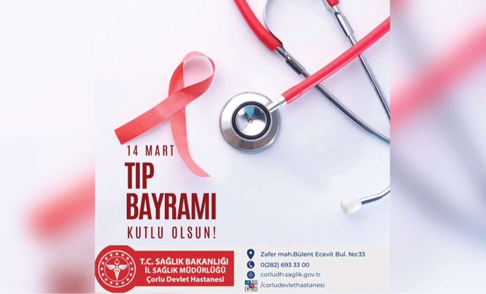 Başhekim Doğan Tıp Bayramını Kutladı