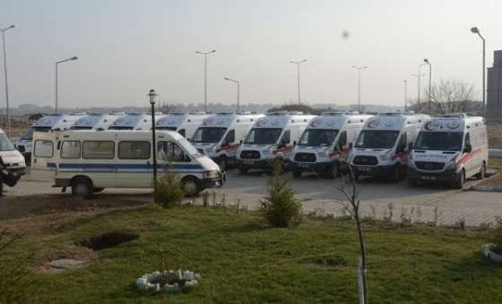 Sağlık Bakanlığı'ndan Kırklareli'ne Sekiz Yeni Ambulans