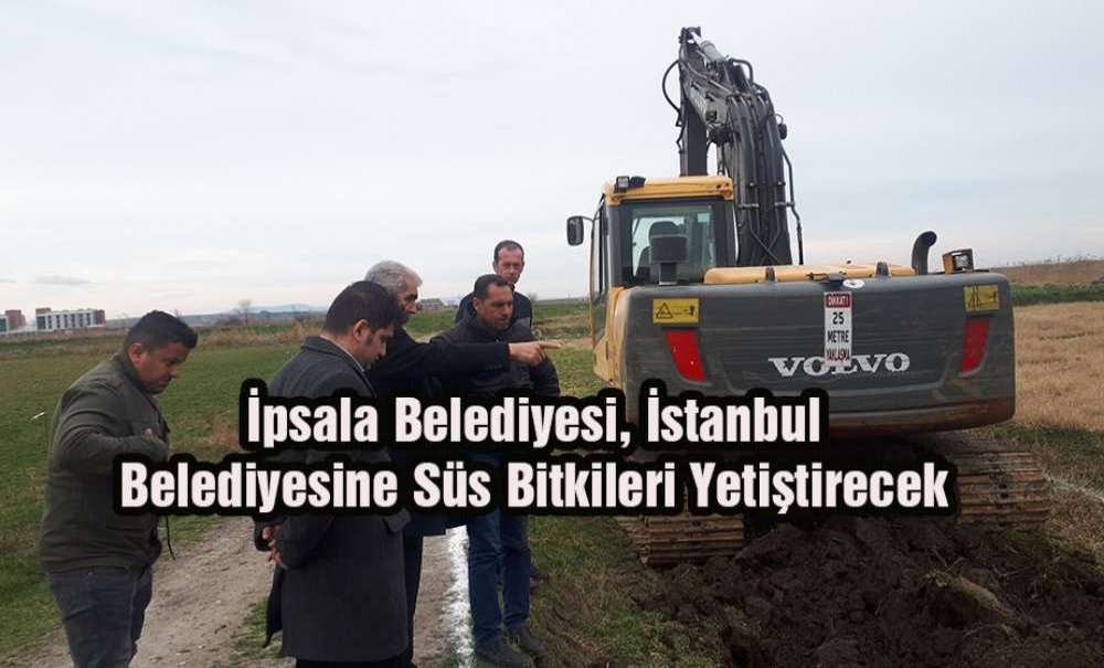 İpsala Belediyesi, İstanbul Belediyesine Süs Bitkileri Yetiştirecek