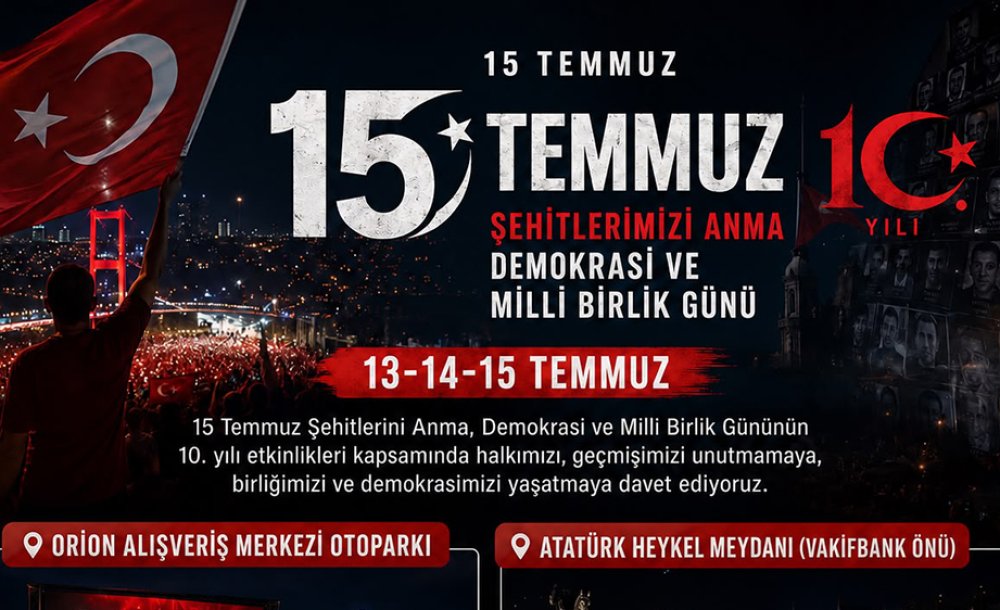 15 Temmuz Programları 3 Gün Sürecek