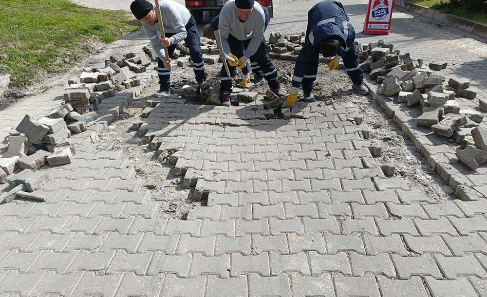 3 Mahallede Kilit Taşı Döşemesi Yapıldı