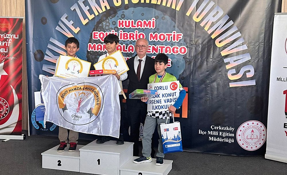 Akıl Ve Zeka Oyunlarında Çorlu İl 1. Oldu 