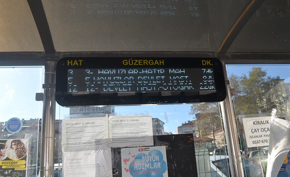 Akıllı Duraklar Vatandaşlar İçin Büyük Kolaylık 
