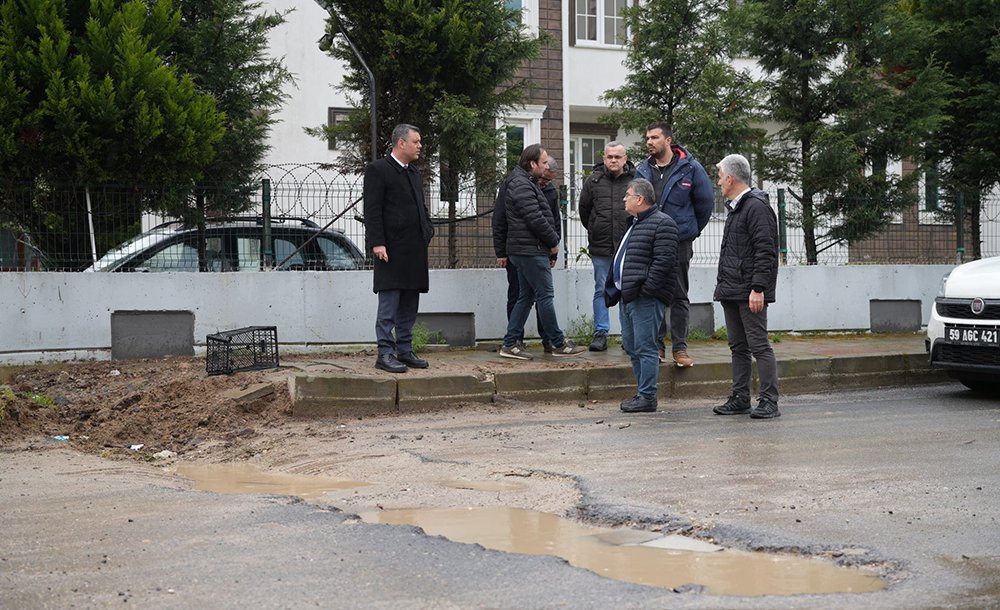 Altyapı Nedeniyle Bozulan Yollar İncelendi 