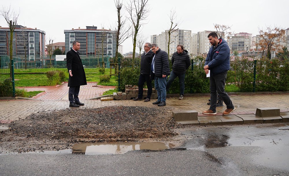 Altyapı Nedeniyle Bozulan Yollar İncelendi 