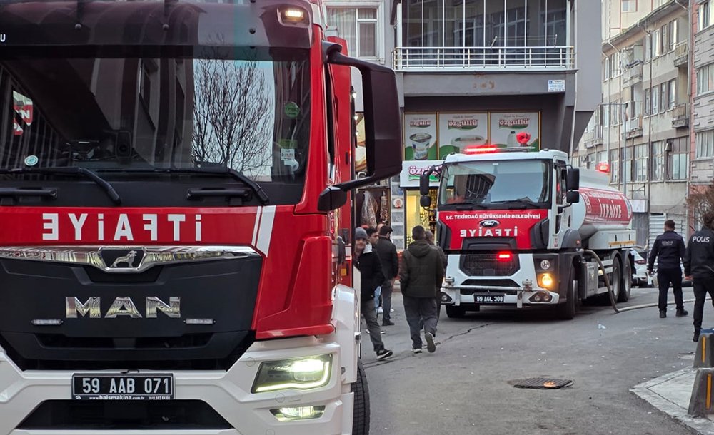 Apartmanın Bodrum Katında Korkutan Yangın 