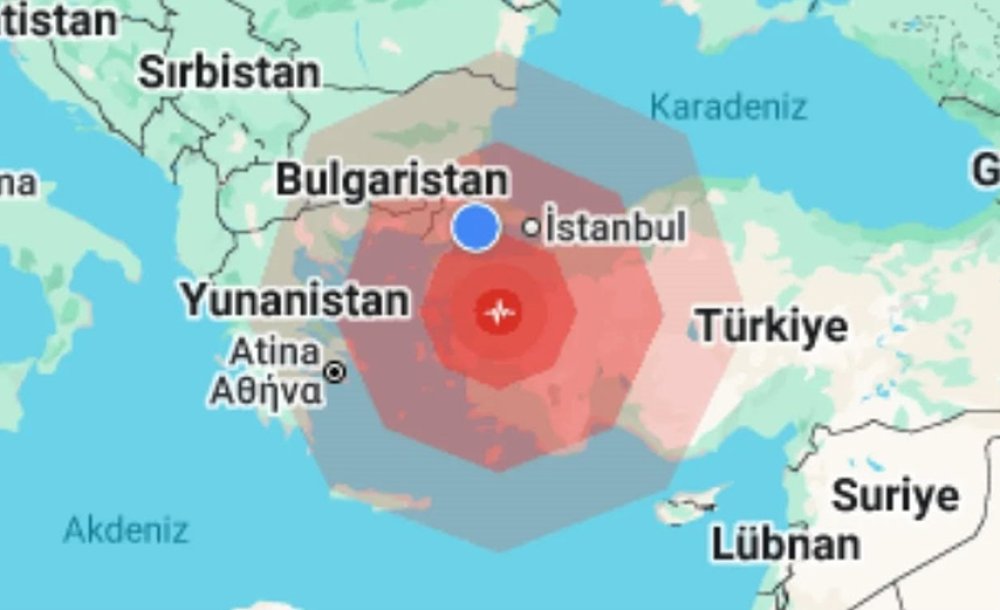 Balıkesir Merkezli Deprem Çorlu'da Hissedildi 