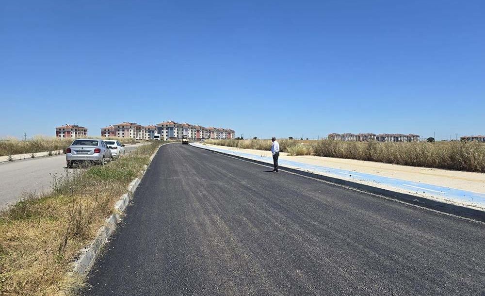 Başkan Şahpaz, Asfalt Çalışmalarını İnceledi 