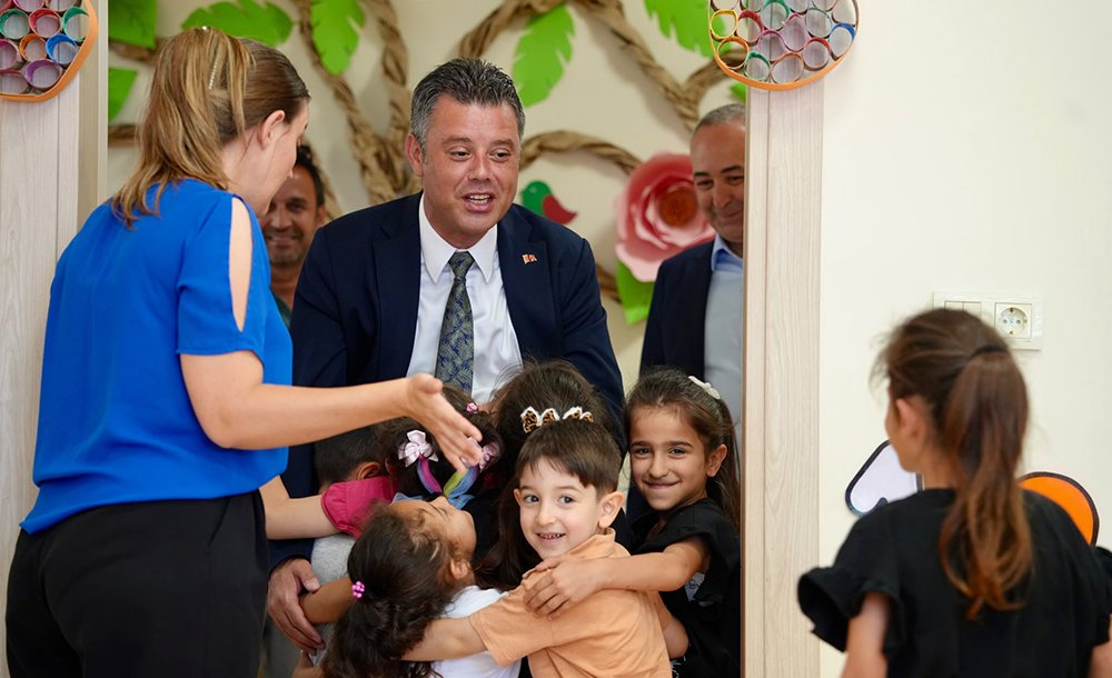 Başkan Sarıkurt, Miniklerle Buluştu
