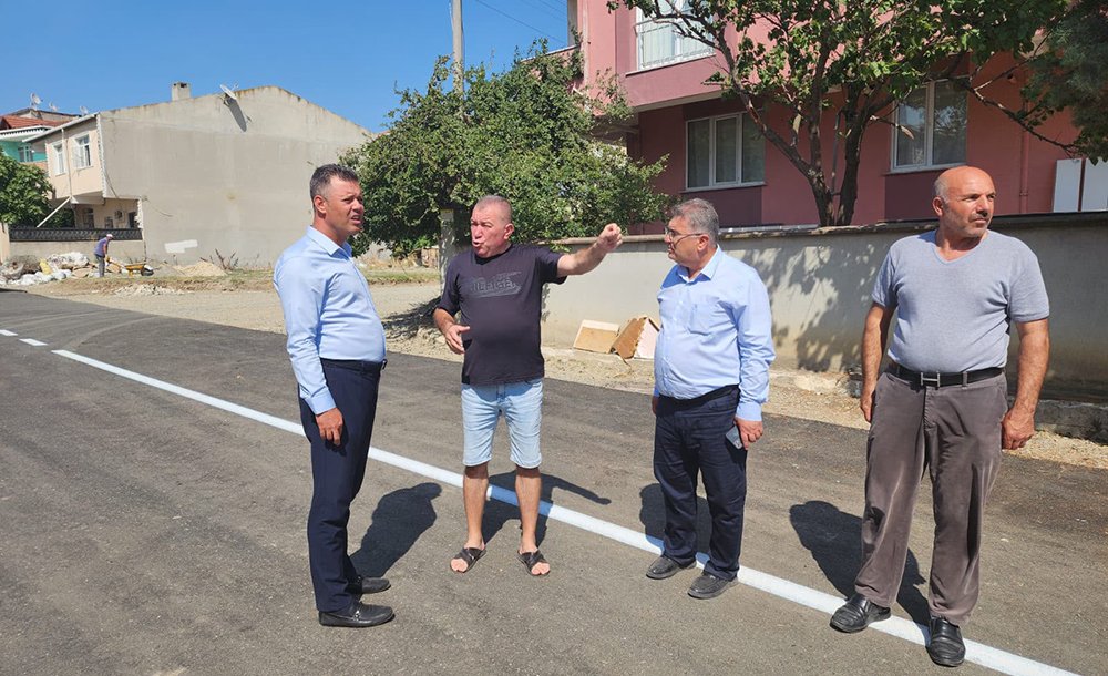 Başkan Sarıkurt'tan Yol Çalışmalarına Yakın Takip