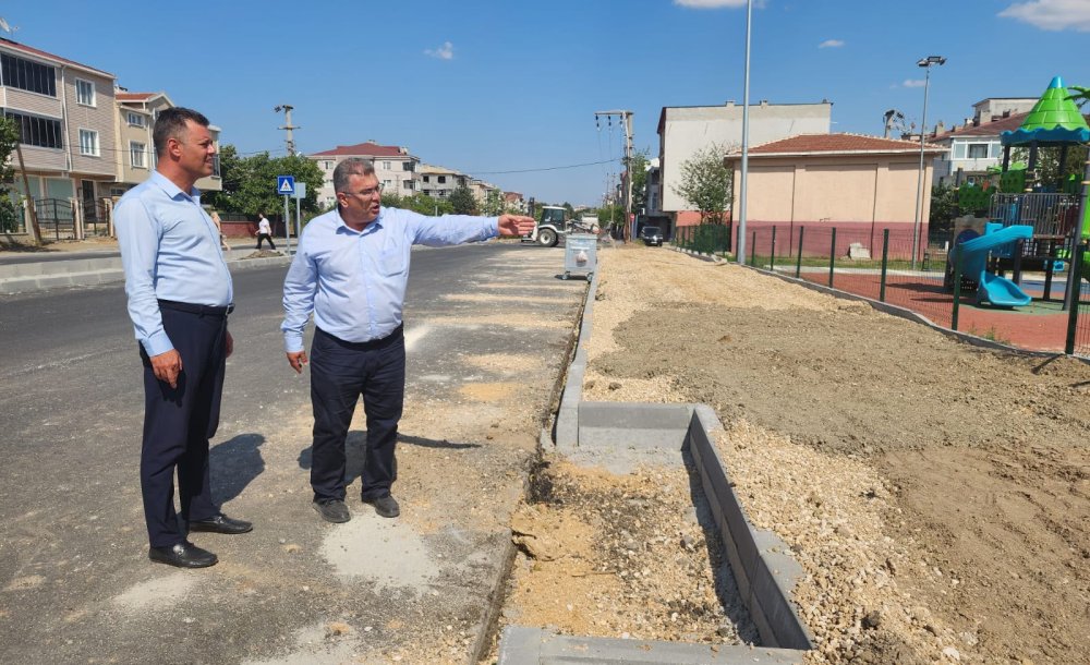 Başkan Sarıkurt'tan Yol Çalışmalarına Yakın Takip