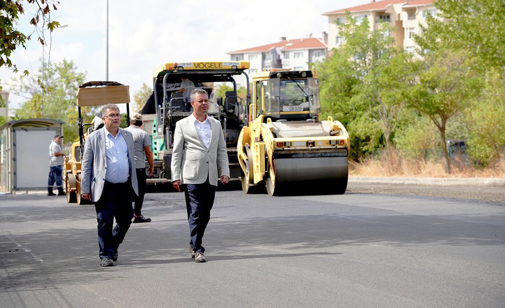 Başkandan Yol Çalışmaları Ve Esnaf Ziyareti