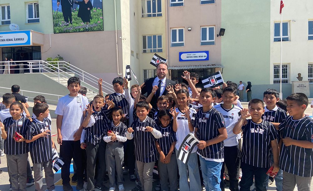 Beşiktaş Kulübü Çocukların Yüzünü Güldürdü