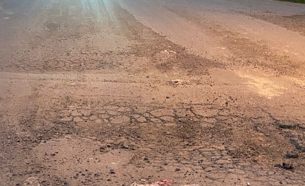 Bozuk Yol Tepki Çekiyor
