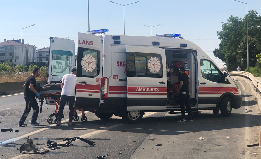 Çevre Yolundaki Kazada 3 Kişi Yaralandı 