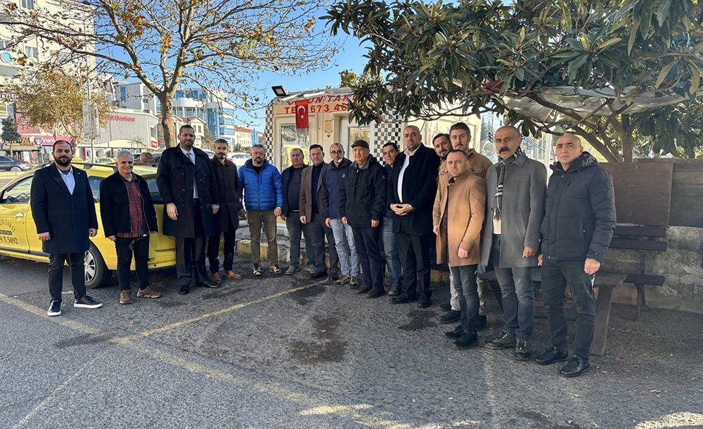 Chp'den Taksici Esnafına Ve Derneklere Ziyaret 
