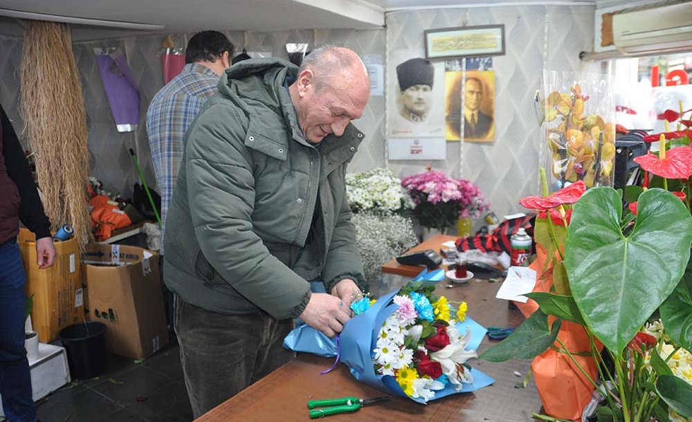 Çiçekçilerde 14 Şubat Yoğunluğu 