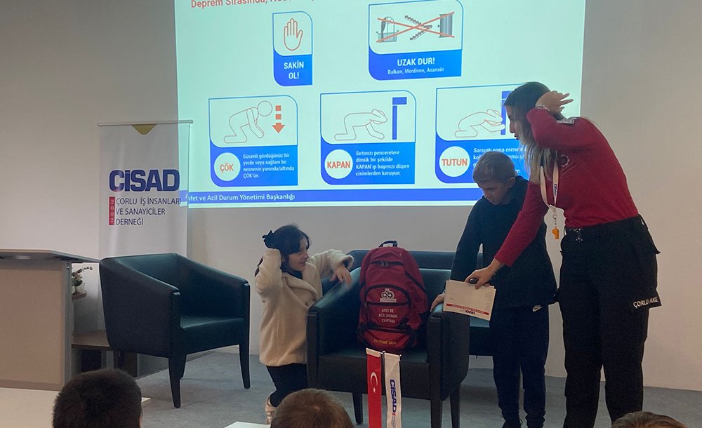 Çi̇sad'dan Afet Farkındalık Eğitimi 