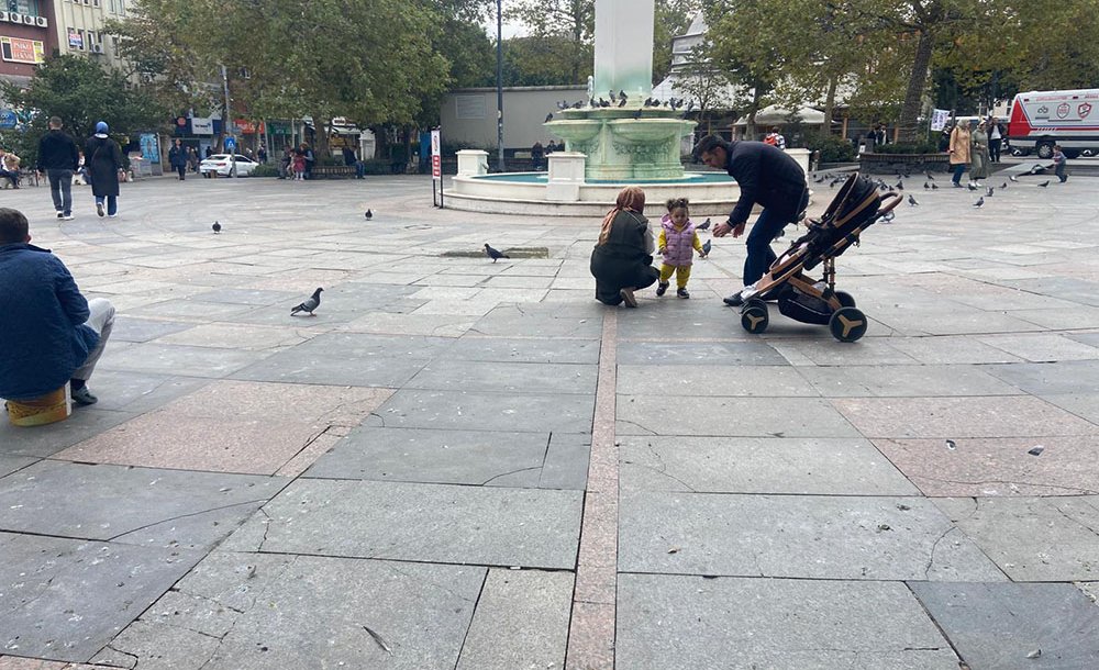 Çocuklar Kuş Pisliklerinin İçinde Oynuyor 