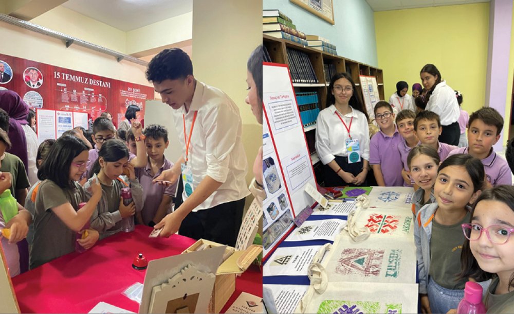 Çorlu Lisesi'nde Tübi̇tak Bilim Fuarı Düzenledi 