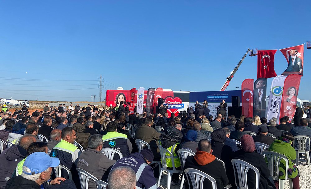 Çorlu Sebze Hali İçin Temel Atma Töreni