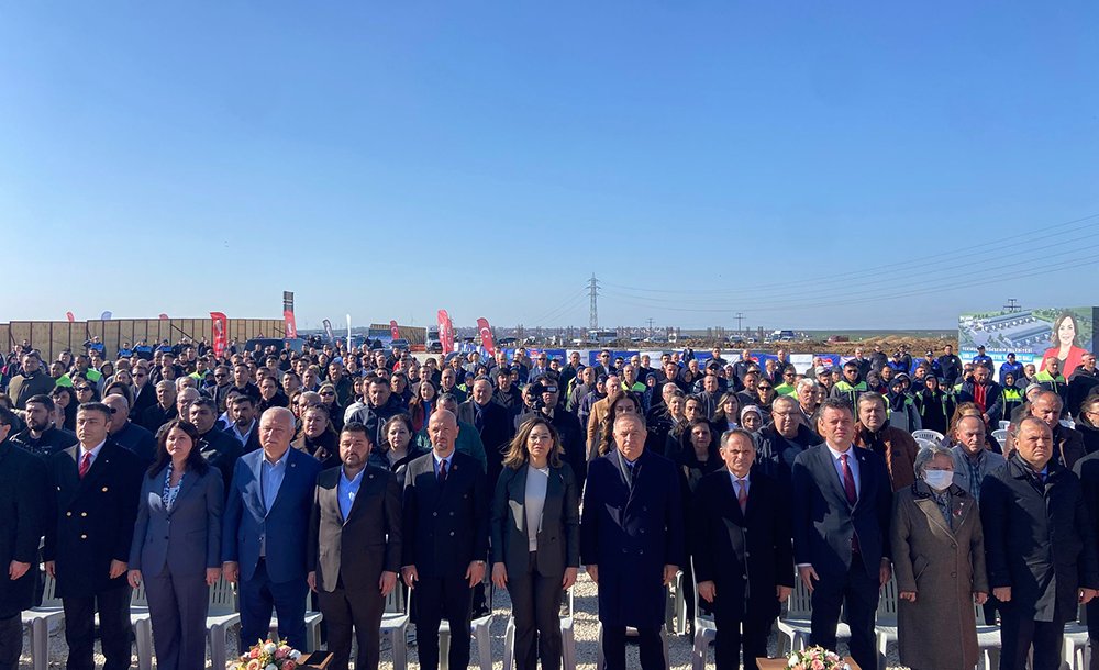 Çorlu Sebze Hali İçin Temel Atma Töreni