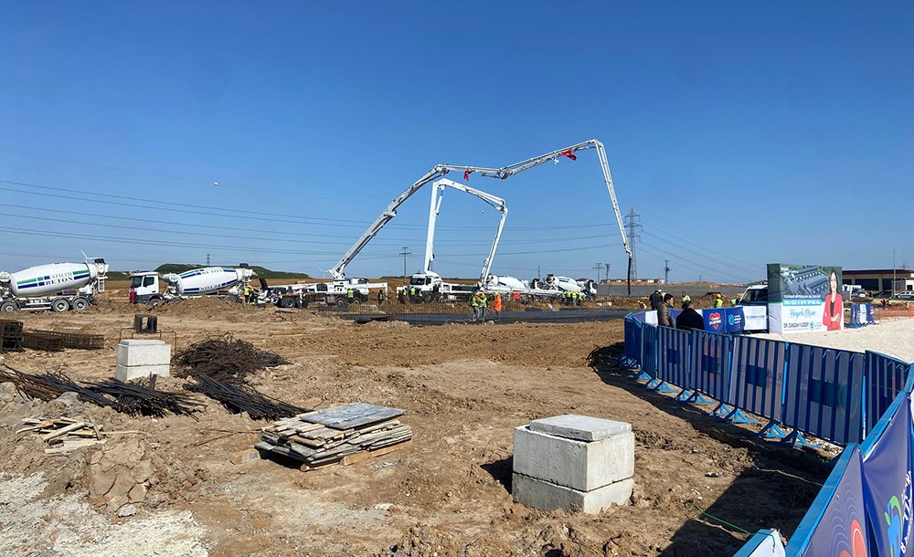 Çorlu Sebze Hali İçin Temel Atma Töreni