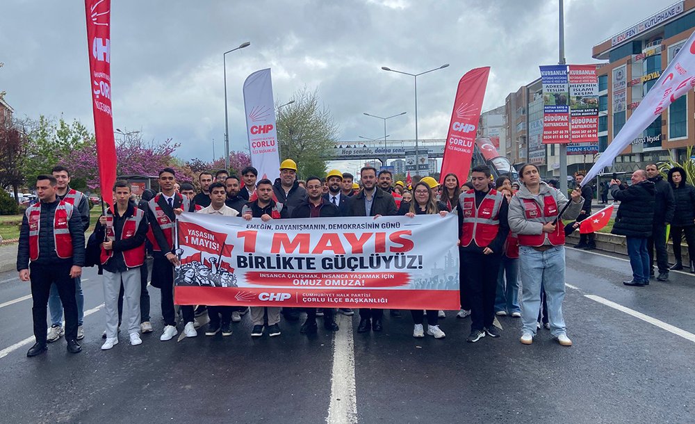 Çorlu'da 1 Mayıs Coşkuyla Kutlandı 