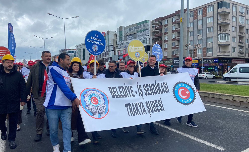 Çorlu'da 1 Mayıs Coşkuyla Kutlandı 