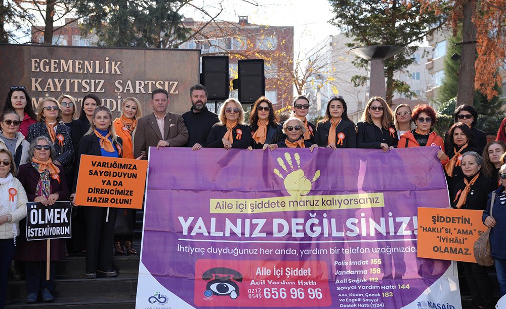 Çorlu'da Kadına Şiddete ‘Dur' Denildi 