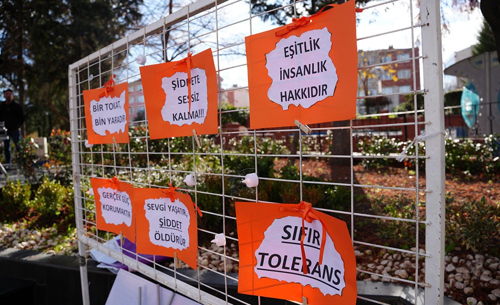 Çorlu'da Kadına Şiddete ‘Dur' Denildi 