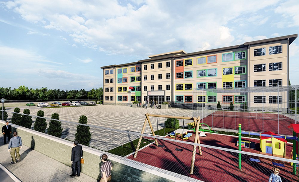 Çorlu'da Okullar Bir Bir Yenilendi 