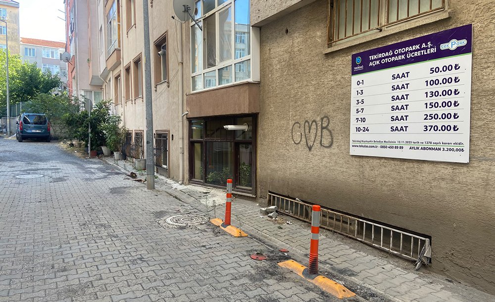 Çorlu'da Otopark Çilesi