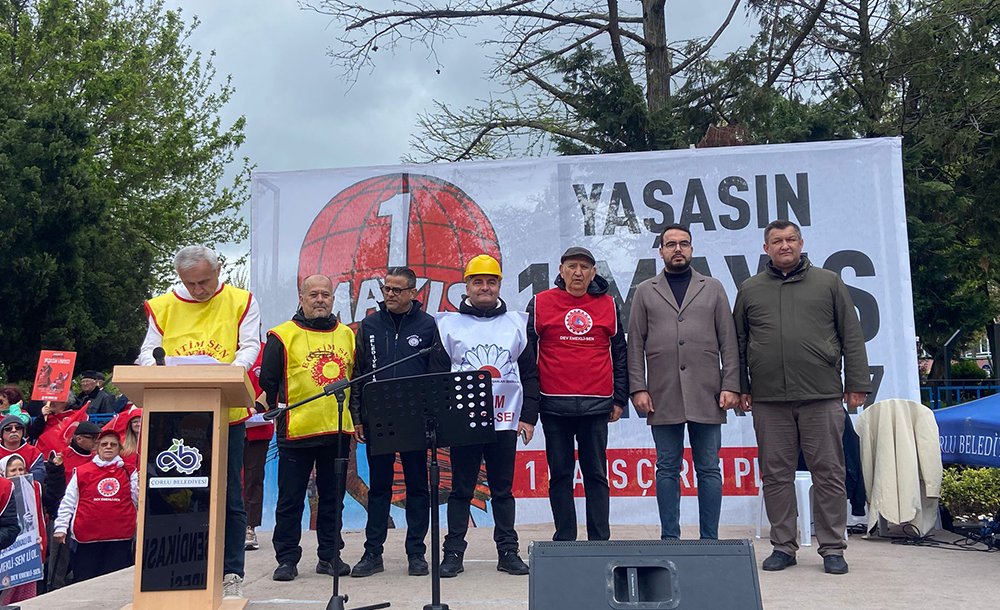 Çorlu'daki 1 Mayıs Kutlamalarına Harb-İş'ten Tepki