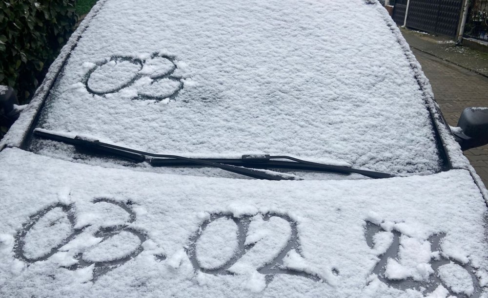 Çorlu'ya 2'Nci Kez Kar Yağdı 