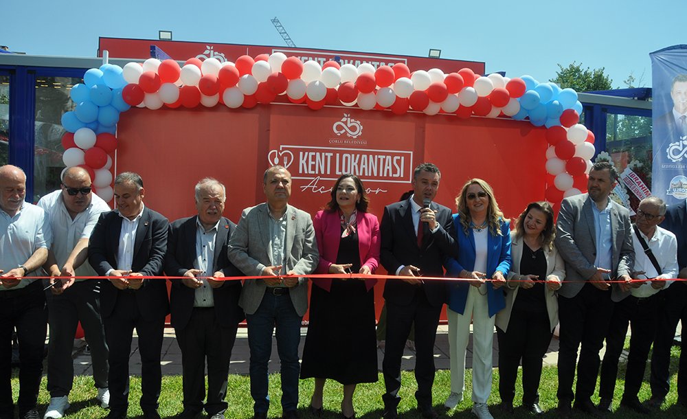 Çorlu'ya İlk Kent Lokantası Açıldı 